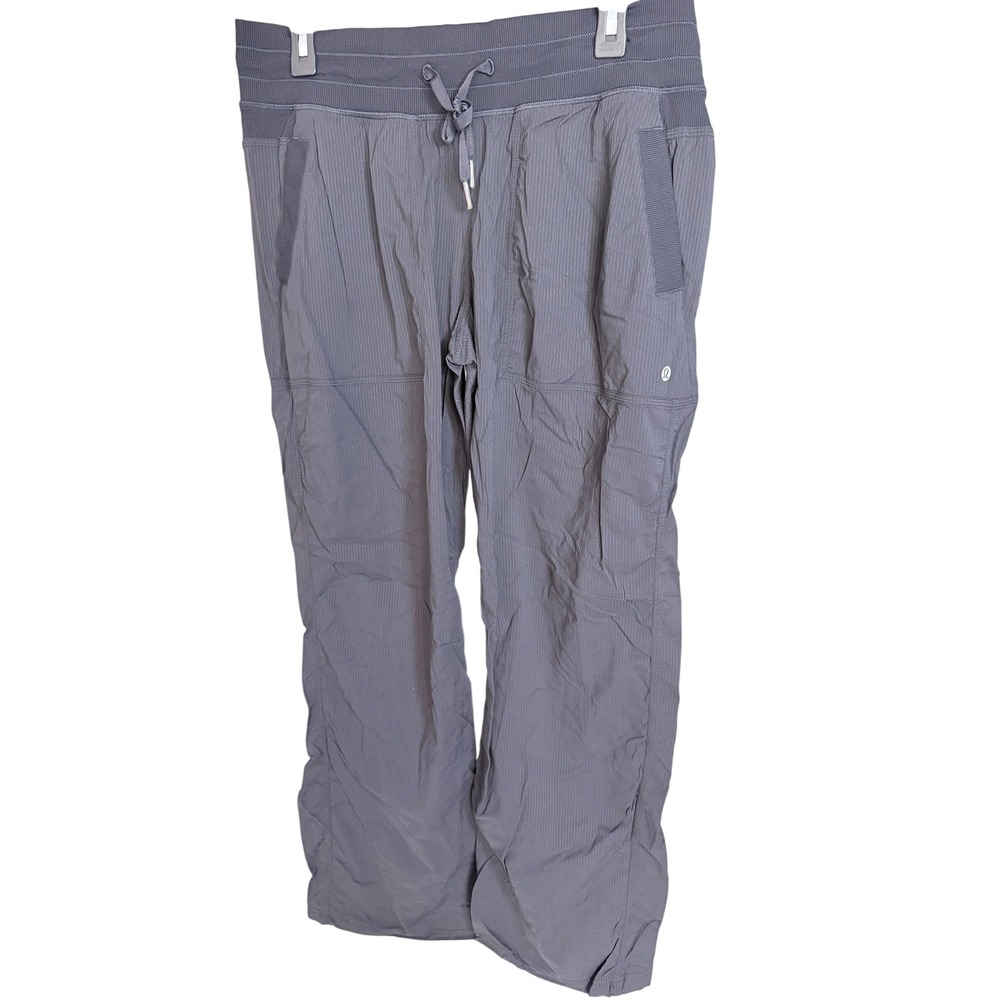 Lululemon Studio Pant II Unlined Grey Straight Leg Size 12